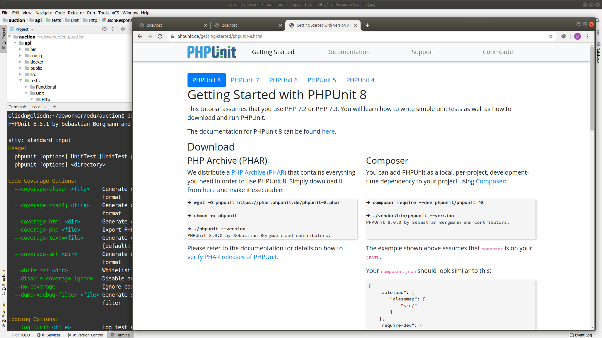 Написать units. Php Unit Test пример. PHPUNIT. Тестирование информационных систем фото PHPUNIT. PHPUNIT пример теста.